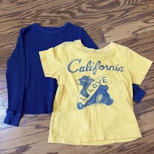 Peek, Boys, Long and Short T-shirt Set, XS (2/3)